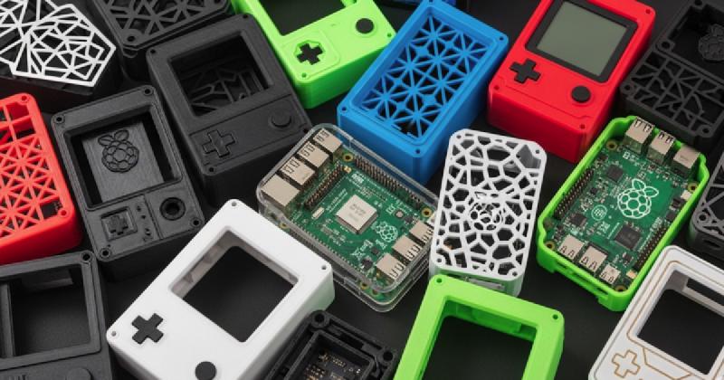 Banner för inlägget: Kreativa 3D-utskrivna skal till din Raspberry Pi